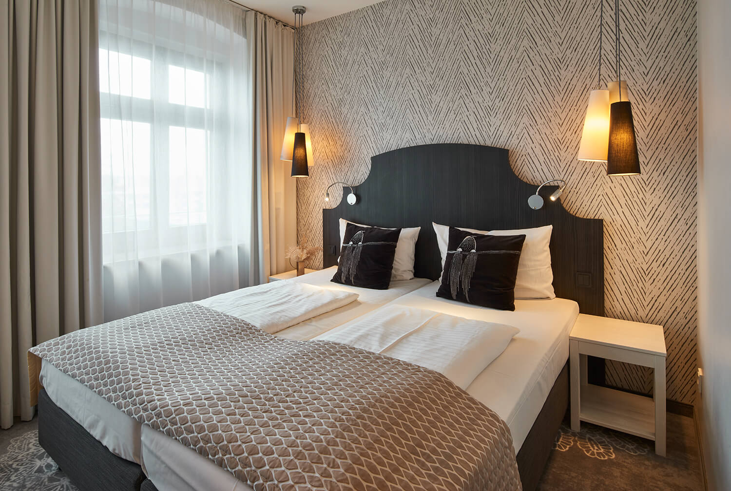 Doppelzimmer Ausstattung Hotel Via Regia in Görlitz